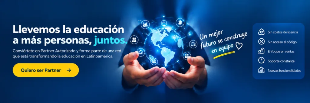 Llevemos la educación a más personas, juntos - Conviértete en Partner Autorizado Aulion